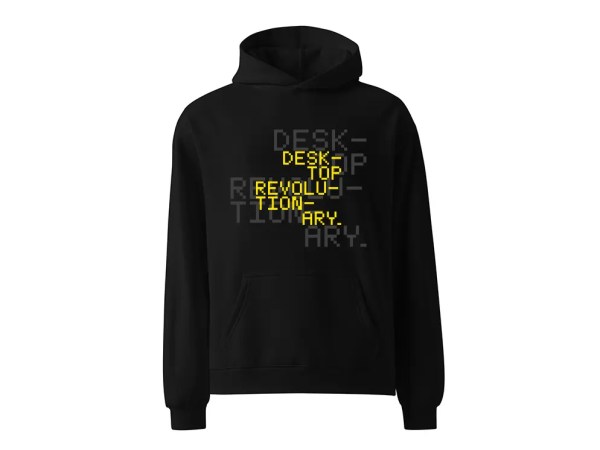 Desktop Revolutionary - Black Hoodie