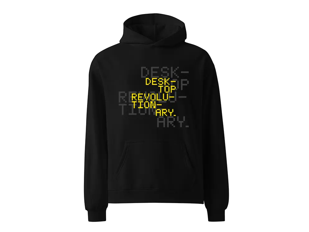 Desktop Revolutionary - Black Hoodie
