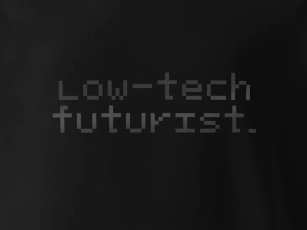 Low-Tech Futurist - Black Hoodie